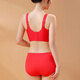 Langsha large size bra set for the year of the animal, big red, big breasts, smaller breasts, year of the horse, full cup bra, underwear for women