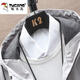 Woodpecker windbreaker men's jacket mid-length spring and autumn windproof top casual hooded workwear teenager boys spring men khaki XL
