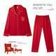 Adore autumn and summer zodiac year big red pajamas for women autumn and winter 2026 new comfortable loose long-sleeved wedding home wear set red suit 88116 L (suitable for 100-120 Jin Jin equals 0.5 kg)