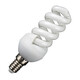 Yuanbo three-color energy-saving lamp E27 screw socket high-brightness white light spiral energy-saving bulb small half screw 20W E27 white light