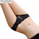 Moonriel 4 multiple styles of women's underwear women's crotch pure cotton sexy seamless low-waist lace transparent briefs 9316S combination four C black + B shrimp + B skin + D red one size recommended (88-105Jin [Jin equals 0.5 kg, ]) within