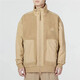 adidas Adidas Cotton Jacket Men's 2024 Autumn New Sportswear Lambskin Warm Windproof Jacket Cotton Jacket Light Khaki/HP1391/Lambskin S/175/92A