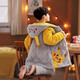 YouGang Children's Pyjamas Jungen im Herbst und Winter verdickte Koralle Samt dreischichtige Baumwolljacke Flanell Baby Home Kleidung LDR9922 Baumwoll Pikachu 120 cm (12 Größen empfohlene Höhe 115-125)