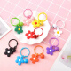 Kunsui Children's Day Colorful Star Acrylic Keychain Pendant Diy Keychain Ornament Fresh Couple Packaging Ornament Small Flower Keychain [Random Color Mixed 10 Packs]