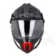 LS2 carbon fiber off-road tensile helmet motorcycle helmet men's motorcycle full helmet four seasons breathable double lens MX701 carbon fiber 6K-gray opening-summer ice silk head cover XL (recommended 58-59CM)