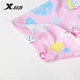 XTEP (XTEP) Kinder Badeanzug Girls Split Badeanzug Big, Medium und Small Girls Badeanzug Frauen Rosa Größe 14