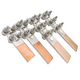 XMSJ Brazage Brazing Composite Copper-aluminium Transition Équipement de transition Clip Clip SLG-12348 Terme de câble de câble en aluminium Terminal Terminal Clip de fil en aluminium SL-2