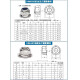 JINGGONG 304 stainless steel nylon anti-loosening flange nut Flange metal lock nut with pad anti-slip lock nut M10 metal sheet GB6187 [2 pieces]
