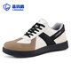 Blue Owl Shield Labor Protection Shoes Men's Breathable Anti-Smashing Ladle Head Anti-Stack Safety Work Anti-Slip Waterproof Moral Training Functional Shoes D237 40