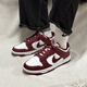 【95成新】耐克NIKE板鞋男缓震DUNK LOW运动鞋DD1391-601红/白44.5