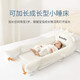 
Sweeby (Sweeby) crib mid-bed newborn baby mobile bed portable anti-pressure and anti-shock sleeping artifact bionic bed steamer selection version 丨Coconut brown mattress + toy stand + mosquito net