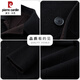 皮尔卡丹（pierre cardin）全羊毛夹克外套男短款拼色毛呢大衣秋冬双面呢子翻领休闲上衣 红驼色 100%羊毛 175/L