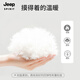 吉普（JEEP）白鸭绒外套男女同款冬季时尚休闲保暖御寒黑金外套 LW2399
