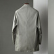 Western Tour Trench Coat Mid Long-Long Longitud Autumn New Style [Algodón de larga duración] Light Luxury Business Casual Chaqueta para hombres Men Azul Grey (sin Slit) 6627 M 170