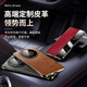 IM-Chen [Ölwachs echtes Leder | Magnetic Smart Flip] Geeignet für Huawei Mate60pro Mobiltelefon Fall Mate60Pro + Schutzhülle Anti-Fall-High-End-Geschäftsmodell-Kaffeefarbe