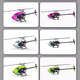 
RHSKY remote control aircraft helicopter S1 Gutian Technology GOOSKY model aircraft 3D stunt helicopter model BNF green stand-alone version