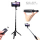 Yunteng 9928 Mobiltelefon Stativ für Xiaomi Fernbedienung Vivo Photo Ständer Schöne Bilder 992820-100 cm Schwarz
