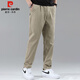 Pierre Cardin Business Casual Hosen Männer Sommer dünne schlanke Straße Hosen Männer strecken High-End-Hosen Herren Khaki 32