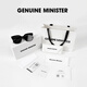 GENUINE MINISTERGM墨镜男女同款太阳镜猫眼显瘦眼镜户外防晒明星情侣情人节礼物 GM-Angel黑灰镜片