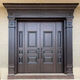 维诺亚别墅进户大门农村双开门仿门乡村自建房防盗入户大门 款式一 定制入户大门 给尺寸定做哦