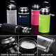 Tasse de verre sino tasse monocherie épaissie de tasse de thé masculin tasse soulevant la bague de soulèvement portable de grande capacité de grande capacité de tasse d'eau 695 ml de compteur de compteur avec une boucle de boucle de bouchon gris ensemble 0 morceaux