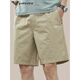 Chiarmania Pure Cotton Shorts Summer New Loose Solid Color sólido de cinco puntos Tendencia 9224 Blue oscuro 3xl Recomendado 175-190Jin [Jin iguala 0.5 kg]
