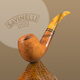
Sharphan (SAVINELLI) Italian handmade pipe heather wood P243 honey coated filter pipe with pressing stick men's gift [677 bucket type classic brandy large bucket]