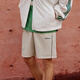 Adidas Sports Men's Pants 2024 Summer New Disney Co-branded Three-Leaf Crock Casual Woven Breathable Crop Shorts JP1416 S