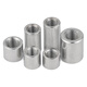 Jinggong (JINGGONG) extended nut 304 stainless steel cylindrical thickening and height welding internal thread round nut column m4m5m6m8m10 M5*20* outer diameter 8 (5 pieces)