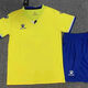 Karme Kelme Jersey Soccer Team Uniforme de manga corta Hombres y mujeres Rápidas secos transpirables Conjunto de uniforme de impresión Concurso de impresión 1048-Modelo personalizado 3xs Altura recomendada 115-125