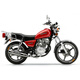Asakusa Suzuki Prince Gn125 Haojue HJ12588E Little Prince Style General Motorcycle Huile Tank Huile Rouge Rouge N ° 3 Fleur