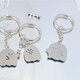 [Producto caliente de celebridades de Internet] El mismo estilo que Xiaohongshu, el colgante de llavero de la pequeña pareja fantasma, accesorios de los mejores amigos de los lindos, 3 paquetes de modelos al azar