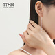 TTMIX platinum star tassel earrings pt950 platinum ear hook earrings long earrings for girlfriend 3.3-3.5g