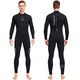 VVIR EER3MM diving suit adult swimsuit thickened men's and women's one-piece long-sleeved warm and cold-proof couple snorkeling suit professional surfing 015M black men's style (3mm) L