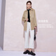 Klassische Geschichte (Jane Story) Einfache und elegante Mittellänge-Trenchcoat für Frauen 2025 Neue Spring High-End-Feste Farbe Dünner Grabenschicht kleiner Menschen Pink M