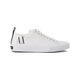 Armani (Armani) Axe 25 Printemps et été nouveaux produits de nouveaux produits pour hommes et semelles épaisses à lacets de baskets décontractées xux140 xv591 T684 White Logo Offset Printing 44