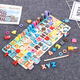 
Bruce building block puzzle digital toy logarithmic board pairing board early education infant and children educational toys 1-3-6 years old gift