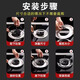 Juefei gas stove tin foil oil-proof pad gas stove oil-proof sticker stove protection gasket aluminum foil pad kitchen fume waterproof limited price round 1 piece extra thick not afraid of fire 99% stove