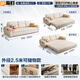 Paicho Sofa Bett Dual-Purpose moderne einfache Butterstil Katalklaue Haut kleines Wohnzimmer sitzt und liegendes faltbarer Speicher direkt, Außendurchmesser 2,5 Meter können auf Speicher-Mobiltelefon-Ständer mit hoher Dichte-Schwammversionen-Katze-Klauenhaut aktualisiert werden
