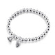 Yuxifeng Jewelry Platinum Bracelet Women's PT950 Two Worlds Bracelet Platinum Lotus Lotus Pendant Transfer Pearl Bead Bracelet 8.98g