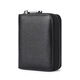 
CALCULAT/KEENCKrfid Anti-theft Brush Anti-Demagnetization Cowhide Cart Pack Women's Genuine Leather Zipper Bank Card Case Multiple Card Slot Large Capacity Black RFID 14 Card Slot