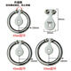 
MPPMCK confidential shipping double screw negative electrode lock stainless steel flat plate negative number chastity lock men's chastity clean lock cb lock 15940mm round