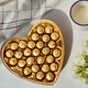 Ferrero heart-shaped chocolate gift box 27 pieces 337.5g hazelnut wafer souvenir candy Christmas gift