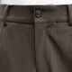 Announcement Bird casual sports trousers men's straight easy-care corduroy long trousers ESK233721U gray coffee 32