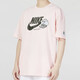 Nike (NIKE) official T-shirt men's and women's clothing 25 spring and summer new sportswear running print casual loose couple round neck short sleeves FB9804-686/same style for men and women/single pieces M 170 (recommended 120-140Jin [Jin equals 0.5 kg])