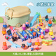 Peppa Pig's Toy Playback Le personnage de la famille Four Four Set Peppa's Full Dolls Family Six Girls Playground + Piggy 4 Boat with Rowing Boat