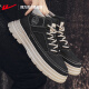 Warrior Shoes Official Men's Shoes Martin Boots Men's Spring and Summer High Top Shoes New Light Casual Shoes Light Sports Sports Men Black 40