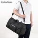Colins Keirs大容量健身包男短途出差旅行包手提斜挎轻便干湿分离运动行李包女 黑色