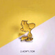 WEISHINI Cartoon Snoopy Brooch Cute Puppy Japanese Metal Badge Men's and Women's Personalized Pin Bag Ornament Snoopy