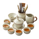 Tangfeng Ru Kiln Kung Fu Tea Set High-end Ceramic Chinese Covered Bowl Teacup Tea Set